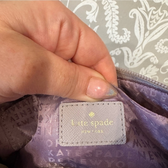 Kate Spade Haven Lane Ramey Lilac Glitter Crossbody $149 Retail EUC - Picture 13 of 14